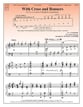 With Cross and Banners Handbell sheet music cover
